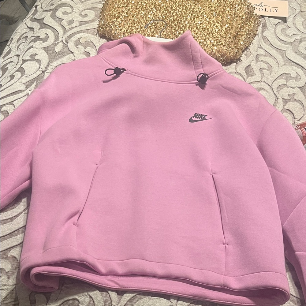 Nike Pink Fleece Hoodie